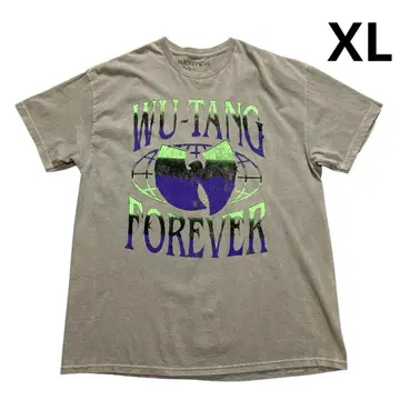 WU-TANG CLAN 티셔츠 XL 그레이지 양면 프린트