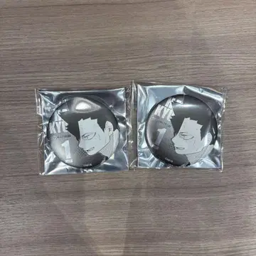 하이큐 팬 파크 데 컬렉션 캔뱃지 쿠로오 테츠로 2개