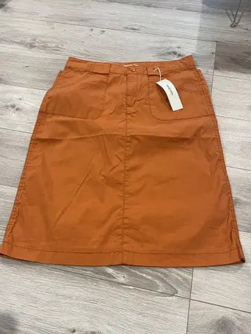 JOHNBULL 젬블 오렌지 미디 스커트 택 포함 새상품 M