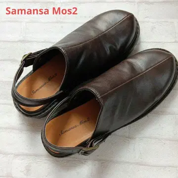 Samansa Mos2 2way 사보 샌들 M 다크 브라운