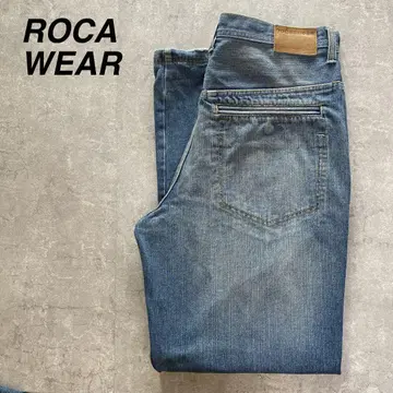ROCA WEAR 데님 팬츠 초와이드 청바지 HIPHOP W36L33