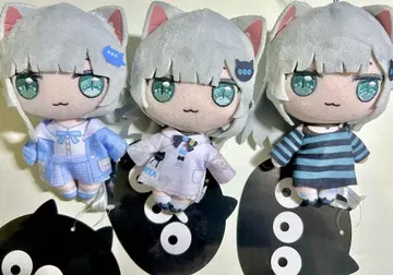 택 포함 미사용 새상품 Nachoneko 봉제 인형 (총 3종)