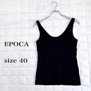 EPOCA 에포카 블랙 탱크탑 사이즈 40