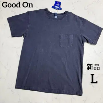 새상품 Good On 굿온 포켓 티셔츠 무지 네이비 L 사이즈