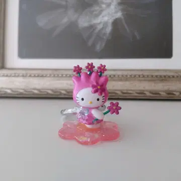 헬로키티 현지 아와지 키링 HelloKitty