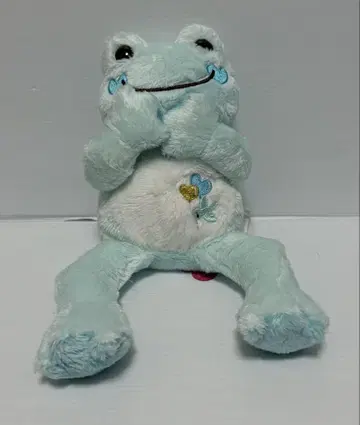 개구리 피클스 LOVE 빈 인형 블루 미사용품