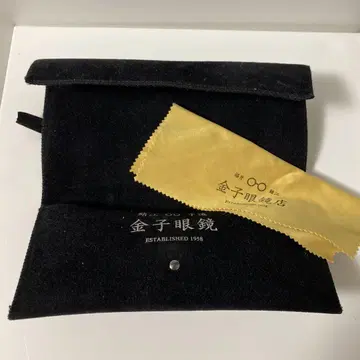 금자안경점 안경 케이스 스웨이드 블랙