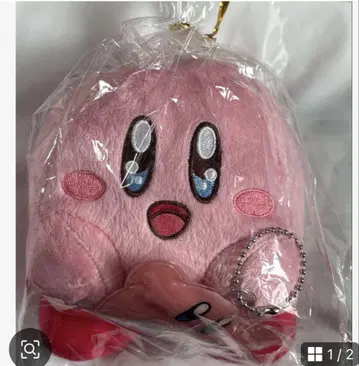 커비 봉제 인형 키링
