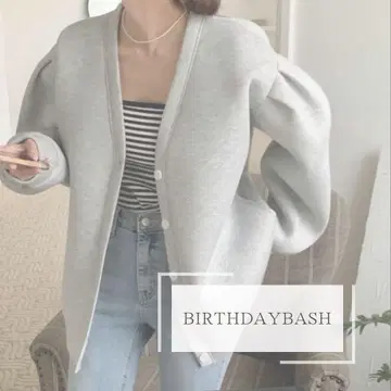 생일 파티 KR 플러피 스웨터 카디건