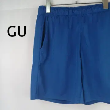 지유 남성용 하프 팬츠 GA 블루 수분 흡수 속건성
