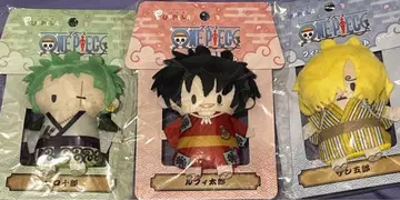 원피스 ONE PIECE 와노쿠니 핑거 마스코트 3종 밀짚모자 일당