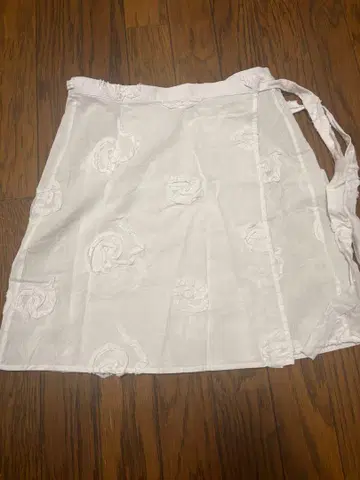 hai 랩 스커트 꽃 무늬