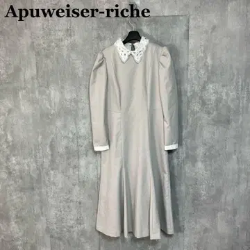 Apuweiser-riche 카라 부착 레이디 머메이드 원피스 2