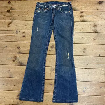 TRUE RELIGION BOBBY 플레어 데님 팬츠 미국제