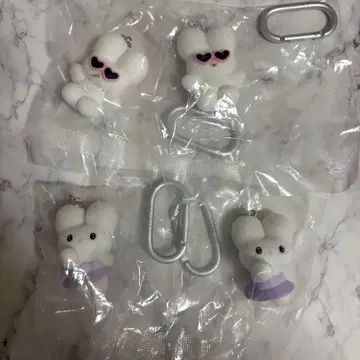 beco+81 피규어 마스코트 vol.1 시리미미 토끼 4개 세트