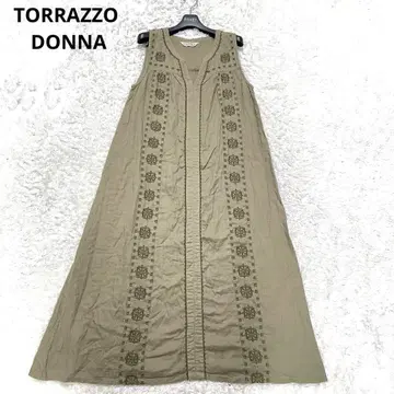 TORRAZZO DONNA 자수 롱 원피스