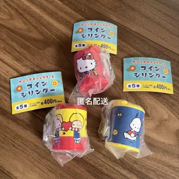 산리오 캐릭터즈 코인 실린더 키티 패티 & 지미 포차코