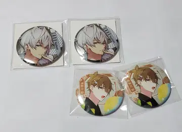 츠키우타. 캔뱃지 시모즈키 하야토 카미나즈키 이쿠