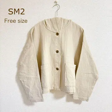 사만사 모스모스 sm2 숏 후드 자켓