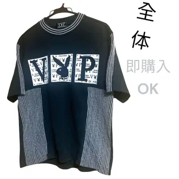VMP 로고 반팔 티셔츠 네이비 PLAY BOY 즉시 구매 OK