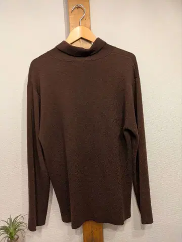 UNITED ARROWS 터틀넥 스웨터 브라운