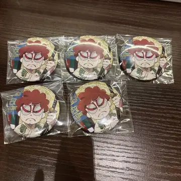 닌자 타마 란타로 극락탕 캔뱃지 5개 세트