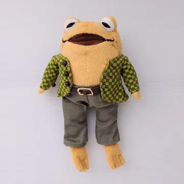 미사용 가마쿤 봉제 인형 가마쿤과 개구리 그림책