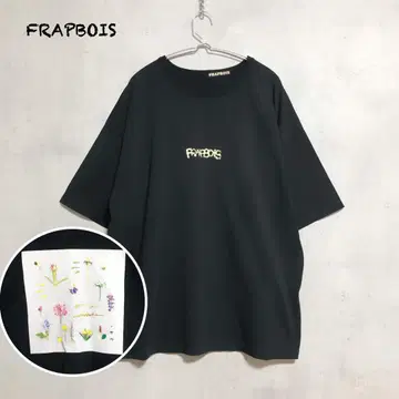 새상품급 FRAPBOIS 플라워 그래픽 프린트 티셔츠