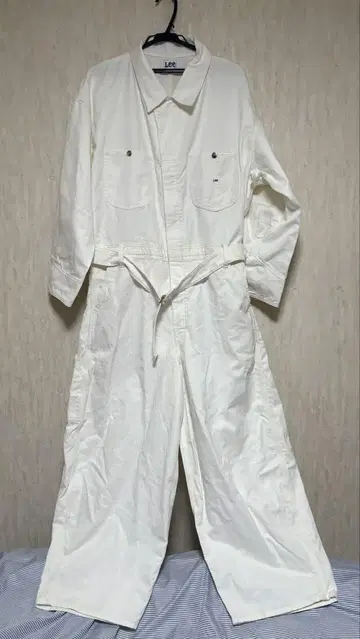 Lee 화이트 오버롤