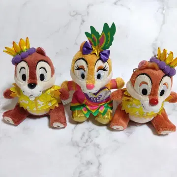 디즈니 칩과 데일 클라리스 여름 이벤트 봉제 인형 배지