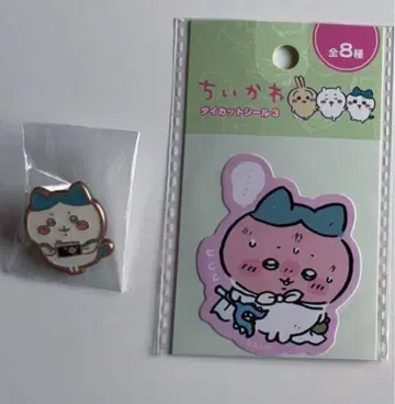 초기 하치와레 카메라 핀 배지 핀즈 컬렉션 다이 컷 스티커