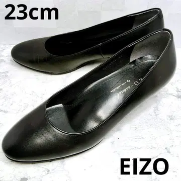 EIZO 블랙 펌프스 23cm 와이즈 D 라운드토 취업활동 관혼상제