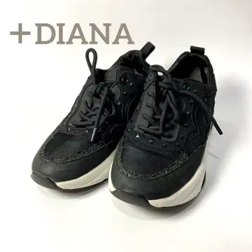 +diana 다이애나 스터드 스니커즈 글리터 블랙 23cm