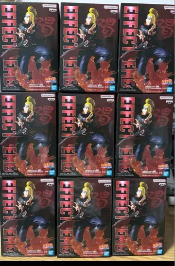 NARUTO 나루토 질풍전 DEIDARA 데이다라 피규어 9개 세트