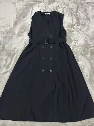 새상품 AZUL by moussy 아줄 트렌치 베스트 원피스 롱