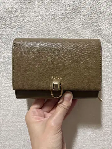 FURLA 접이식 지갑 브라운