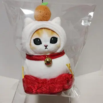 mofusand 쫄깃쫄깃한 거울 떡 봉제 인형