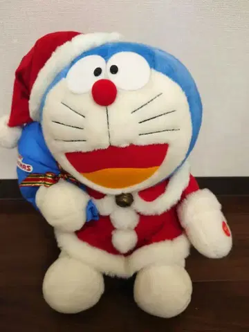도라에몽 산타 코스튬 크리스마스 봉제 인형 택 포함 헤이세이 레트로