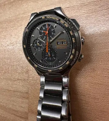 SEIKO 세이코 스피도 타이머 7T59-7A00 고정품 손목시계