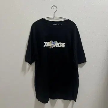 XLARGE DEATHNOTE 콜라보 티셔츠 블랙