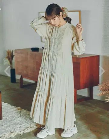하시모토 미요시 티어드 셔츠 원피스 So4u