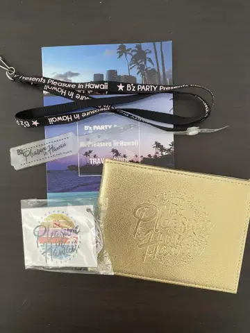 B'z 하와이 이벤트 기념 굿즈
