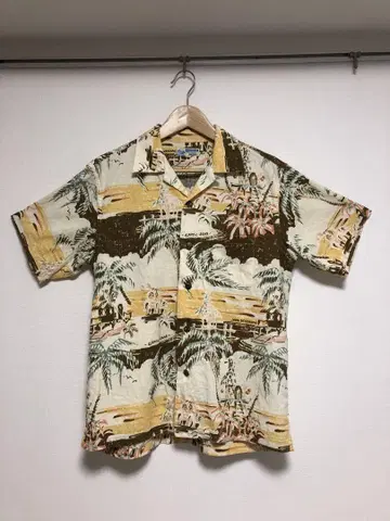 SUNSURF 선서프 존 세버슨 알로하 셔츠 M 면 코튼