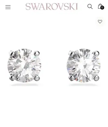 새상품급 스와로브스키 싱글 볼 스터드 귀걸이 SILVER925 실버925