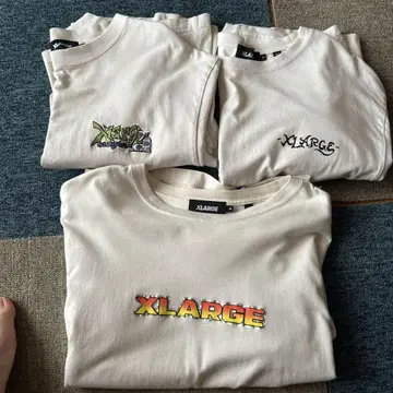 XLARGET 셔츠 2개 롱T 1개
