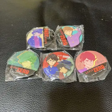 루팡 3세 LUPiN ZERO 캔뱃지 5종 컴프 세트 루팡 지겐