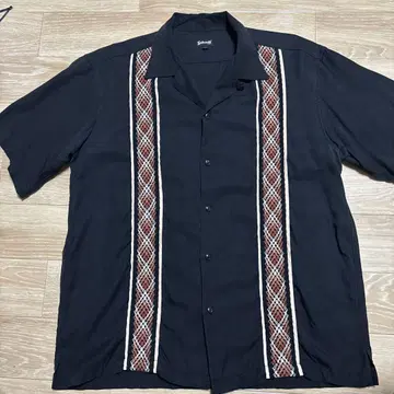 Schott 셔츠 쿠바 셔츠 반팔 XL