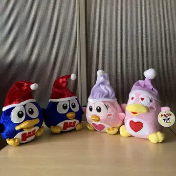 돈키호테 돈펜 & 돈코 봉제 인형 블루 & 핑크 4종류 새상품