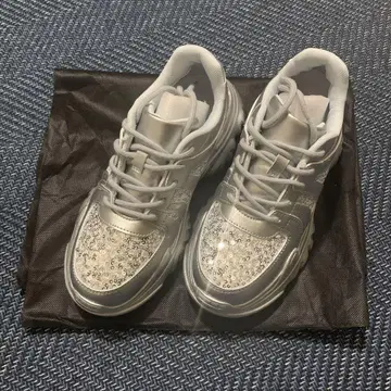 오리엔탈 트래픽 스니커즈 신발 실버 스팽글 23.5cm