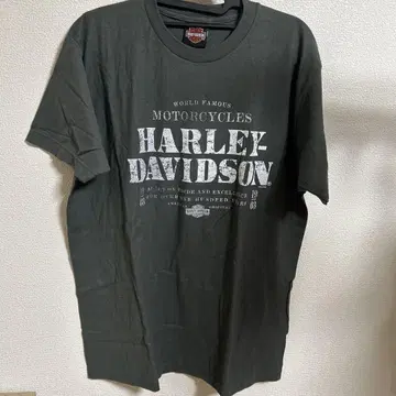 HARLEY-DAVIDSON 그레이 티셔츠